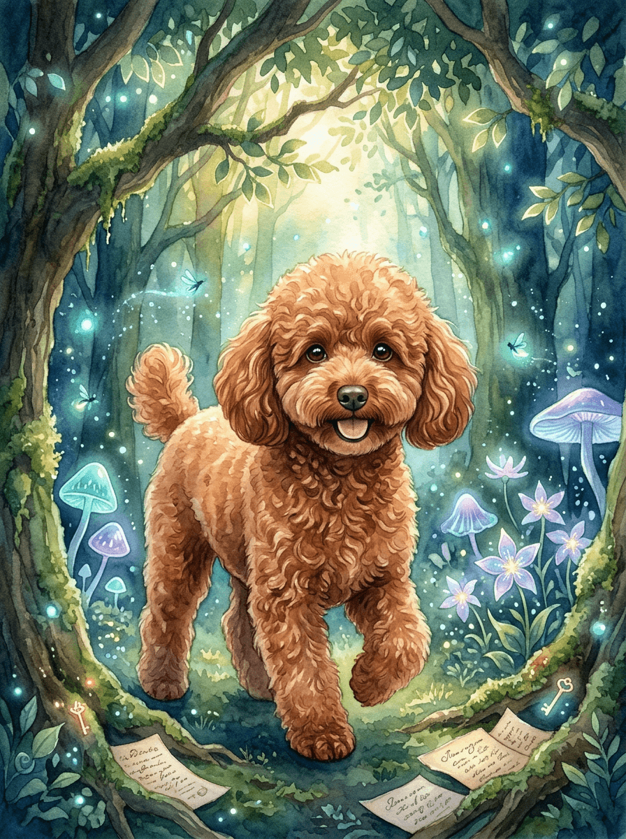 Watercolor · Forest portrait