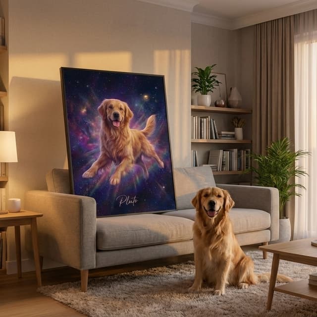 AI-generated pet portrait