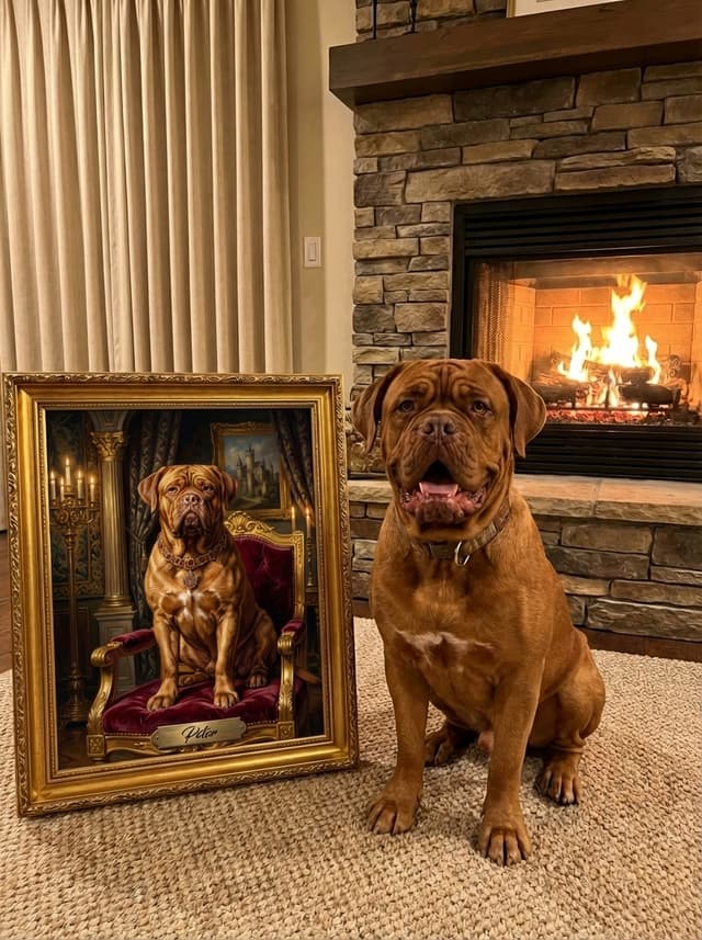 AI-generated pet portrait